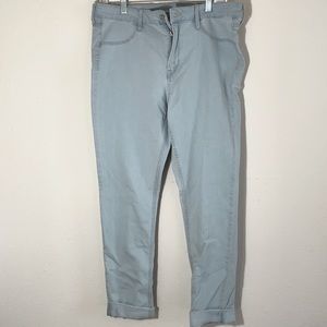 Women denim light colored jeans